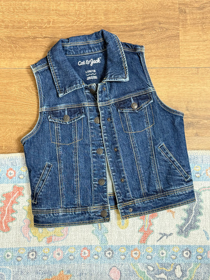 Cat and Jack YL Denim Vest